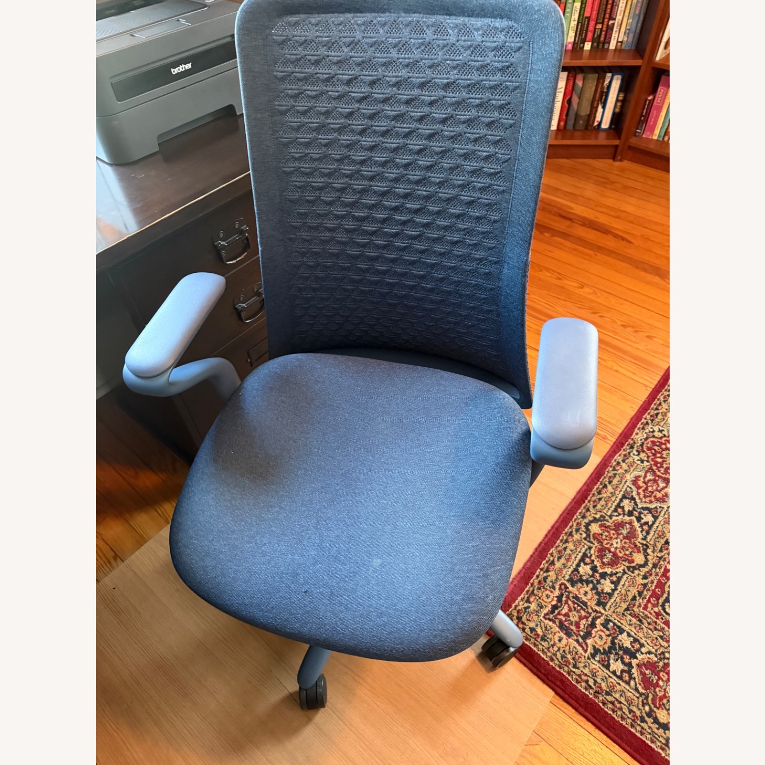 Branch Verve Blue Fabric Office Chair - image-3