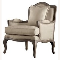 Restoration Hardware Natural Wood Armchair