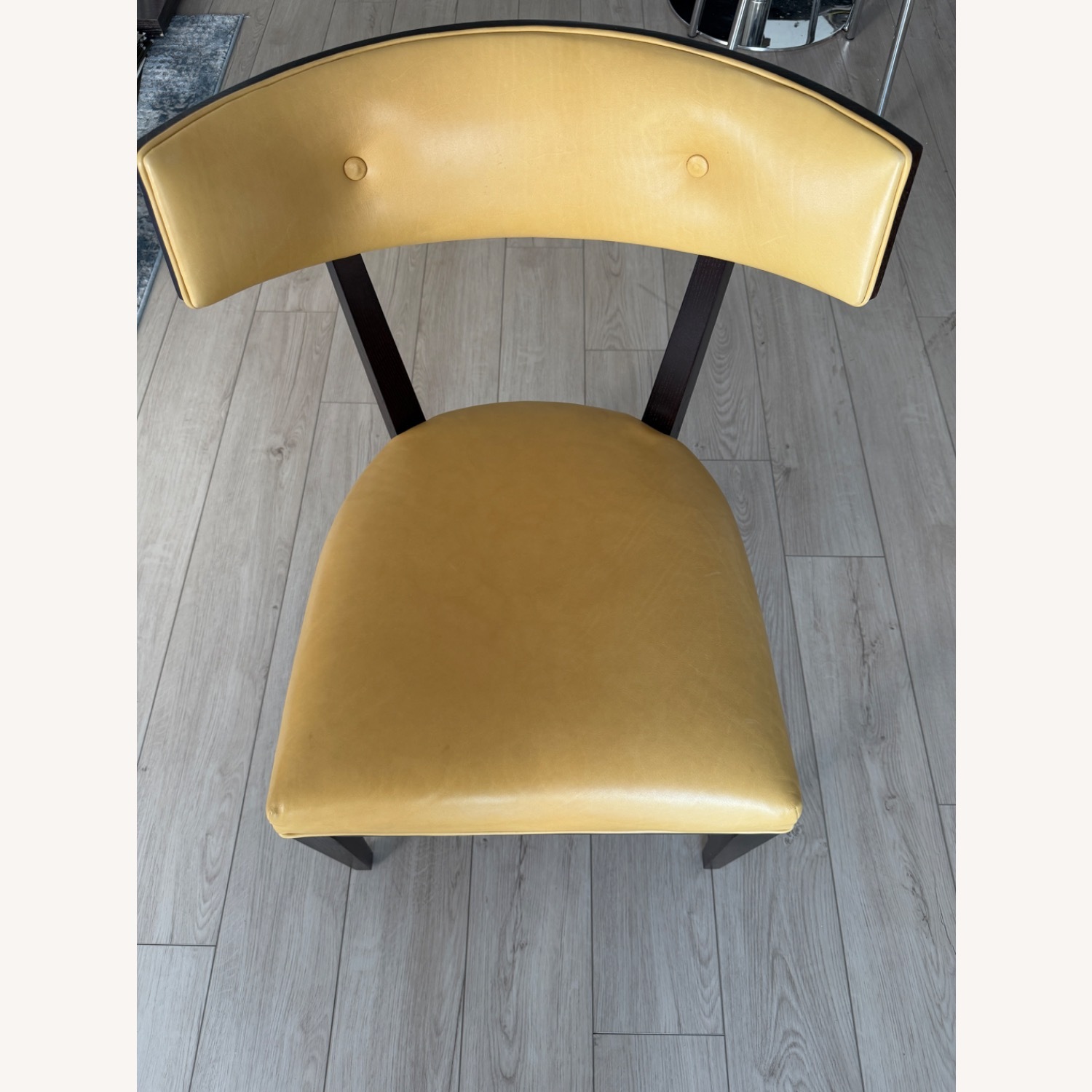 Bolier & Co Gold Faux Leather Accent Chair - image-5