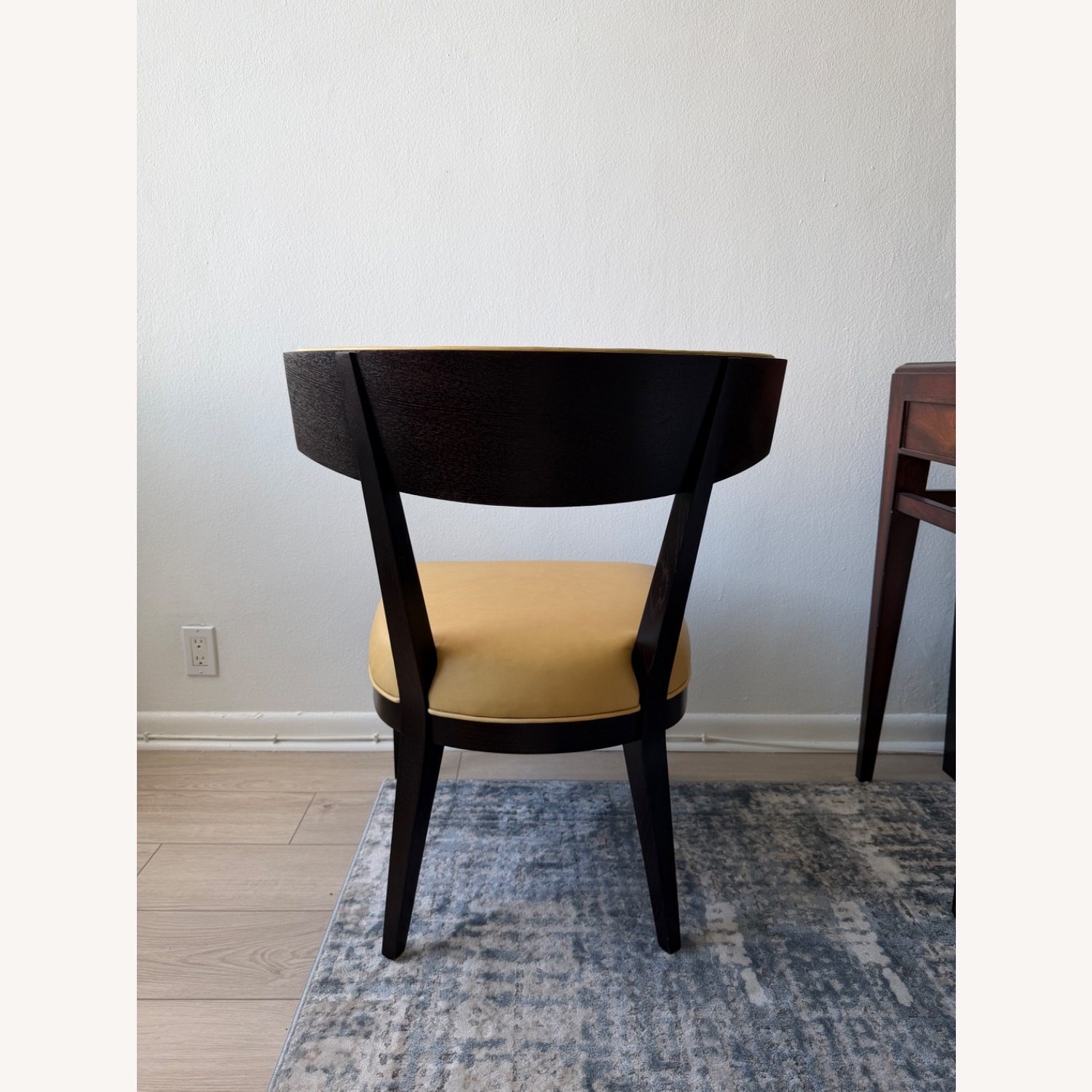 Bolier & Co Gold Faux Leather Accent Chair - image-3