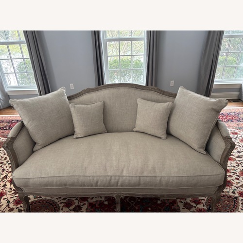 Used Restoration Hardware Natural Wood Bench for sale on AptDeco