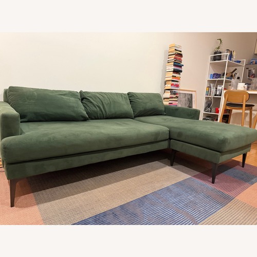 Used West Elm Andes 2-Piece Reversible Sectional 85" for sale on AptDeco