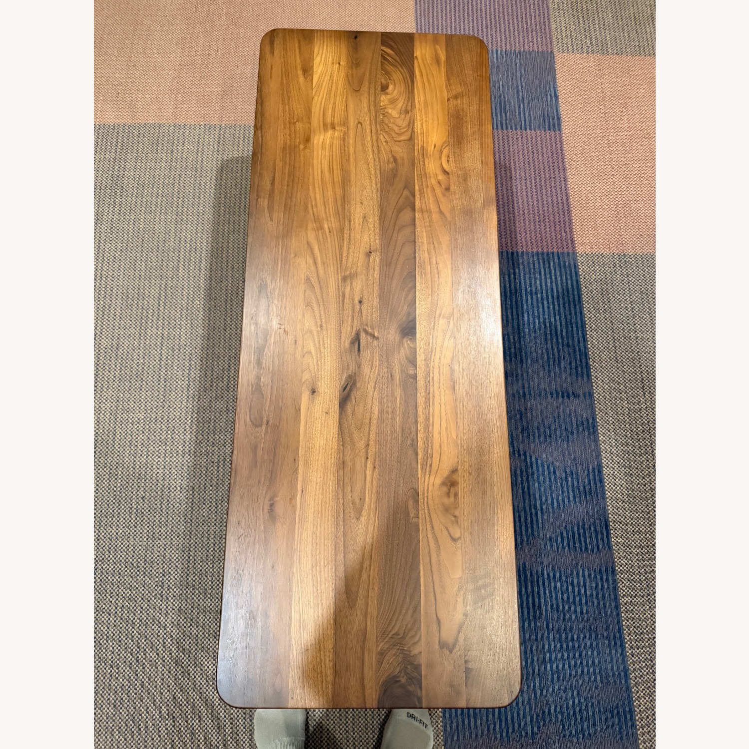 Form Coffee Table Dark Brown Wood Coffee Table - image-7