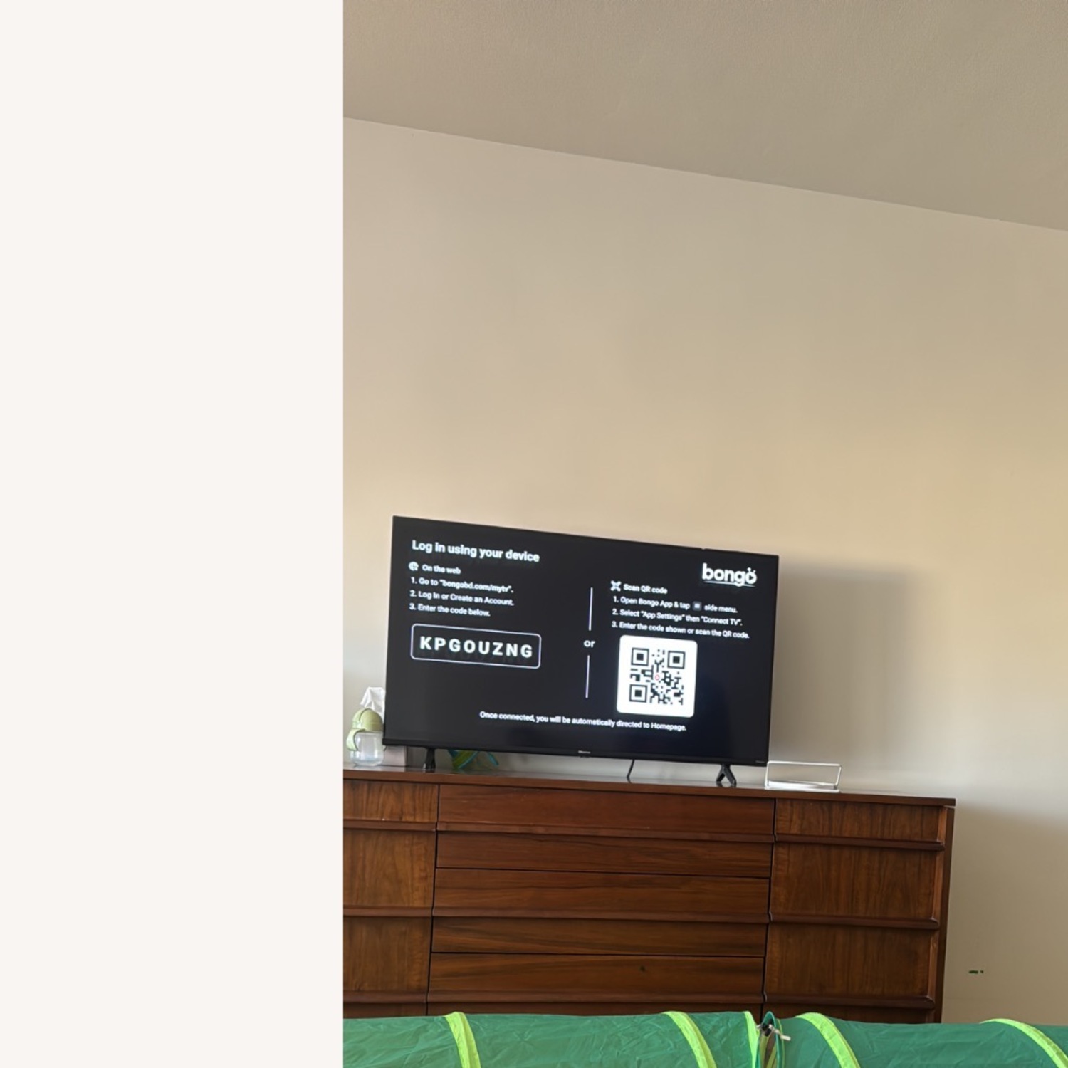 Dark Brown Wood Armoire - image-2