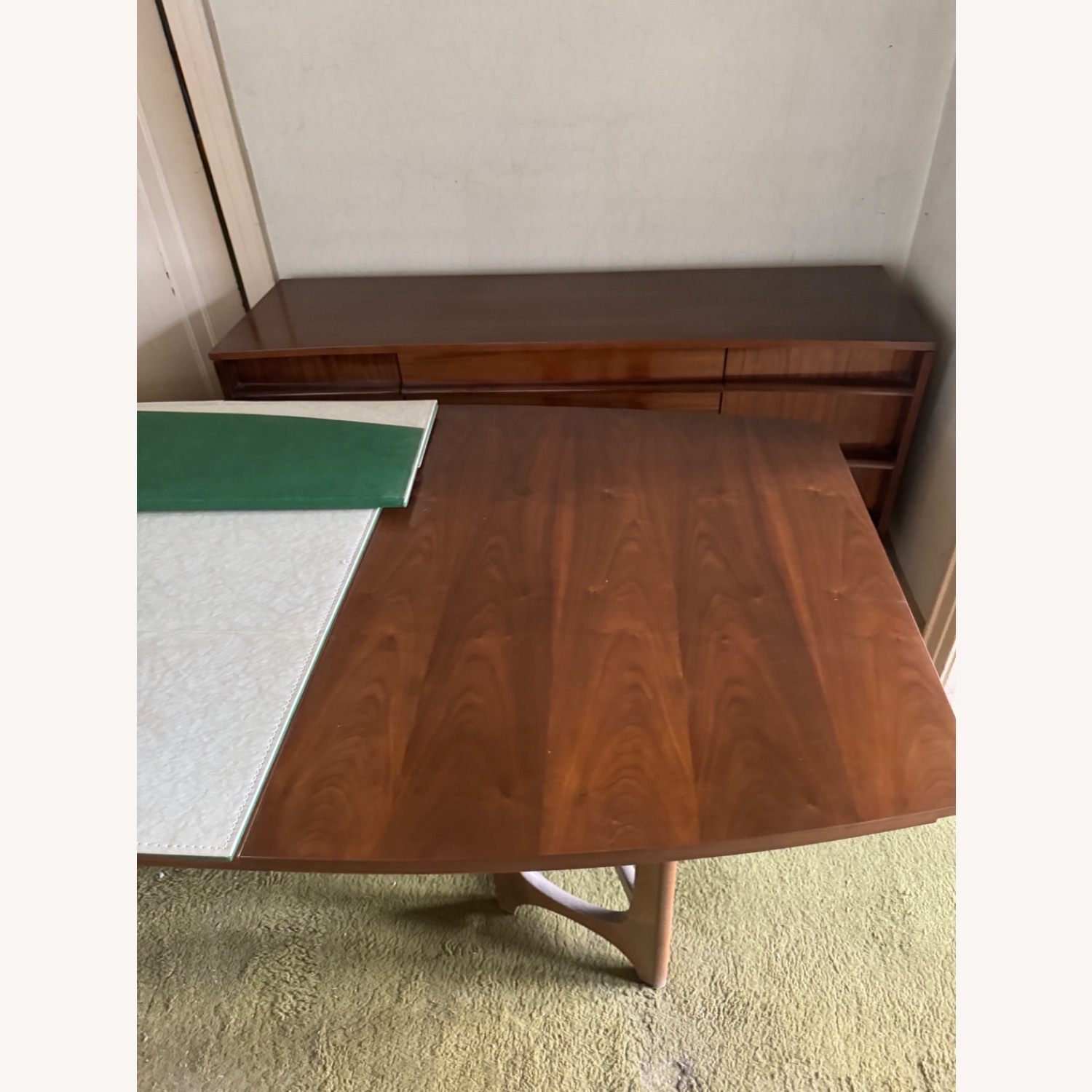 Vintage/Antique Dark Brown Dining Table - image-1