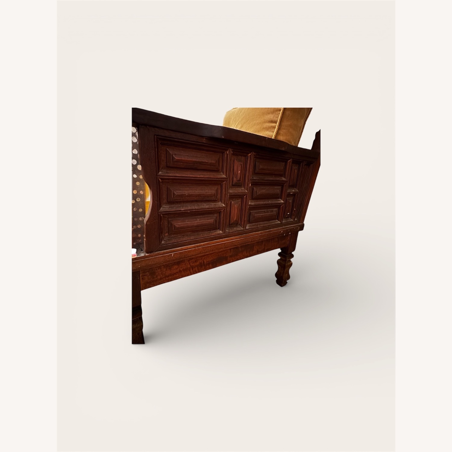 Brutalist Tiki Wood Futton Bed Structure - image-2