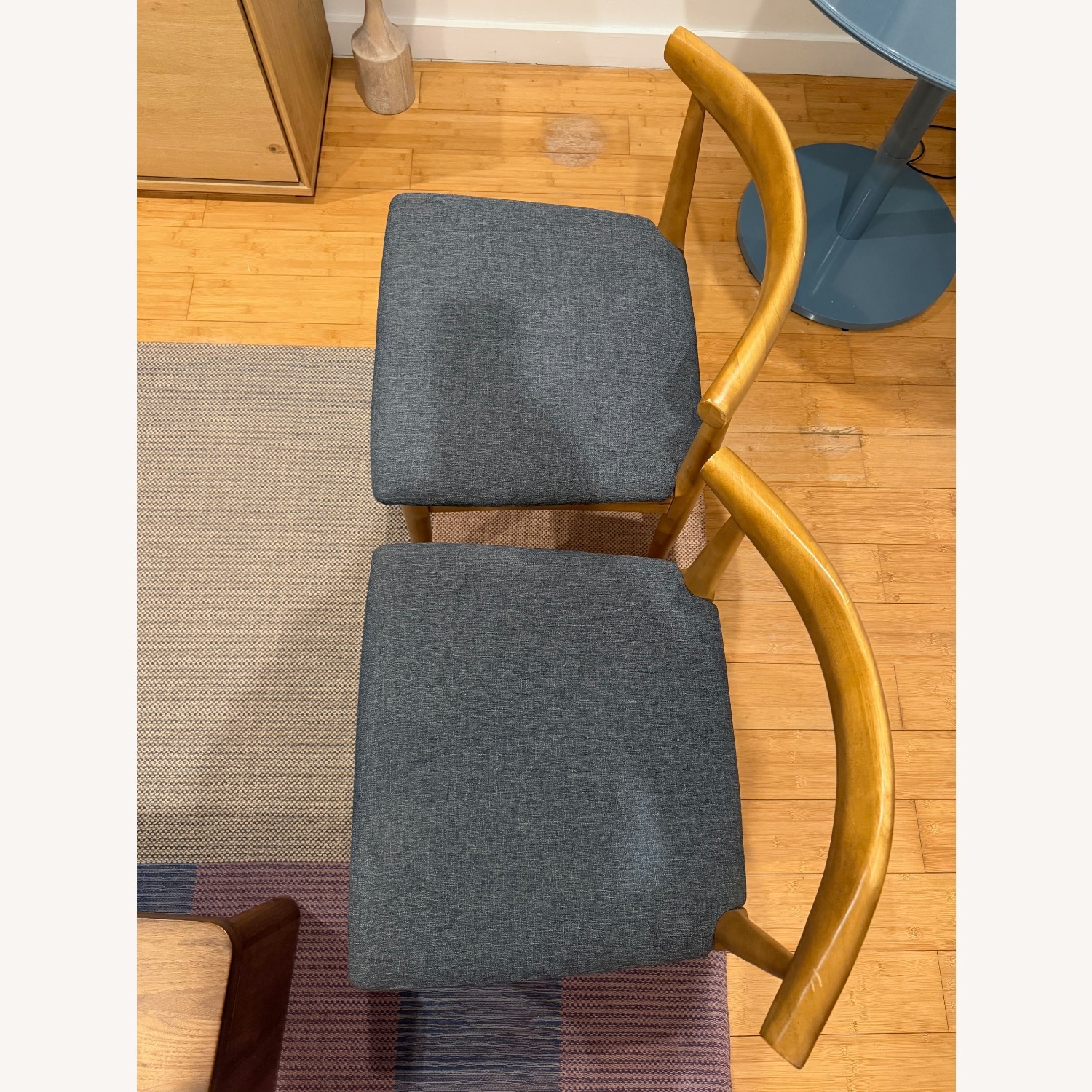 Safavieh Dark Brown Wood Dining Chairs - image-1