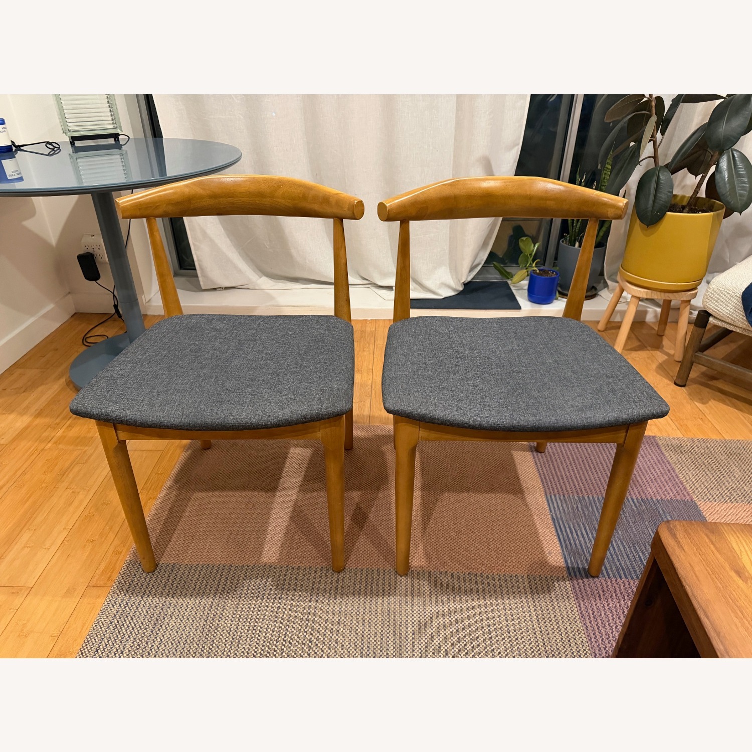 Safavieh Dark Brown Wood Dining Chairs - image-3