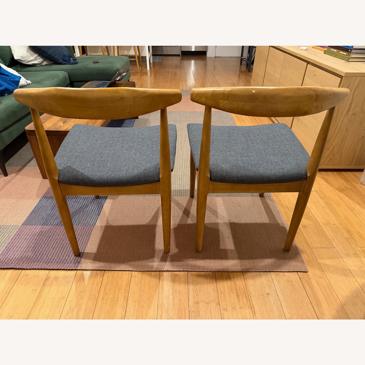 Safavieh Dark Brown Wood Dining Chairs - image-2