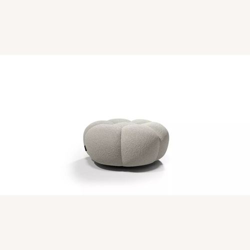 Used Roche Bobois Bubble White Fabric Ottoman for sale on AptDeco