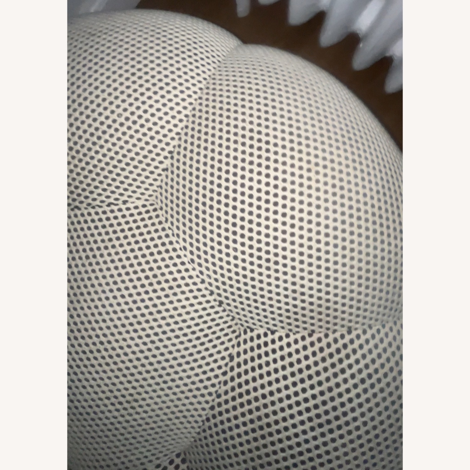 Roche Bobois Bubble White Fabric Ottoman - image-3