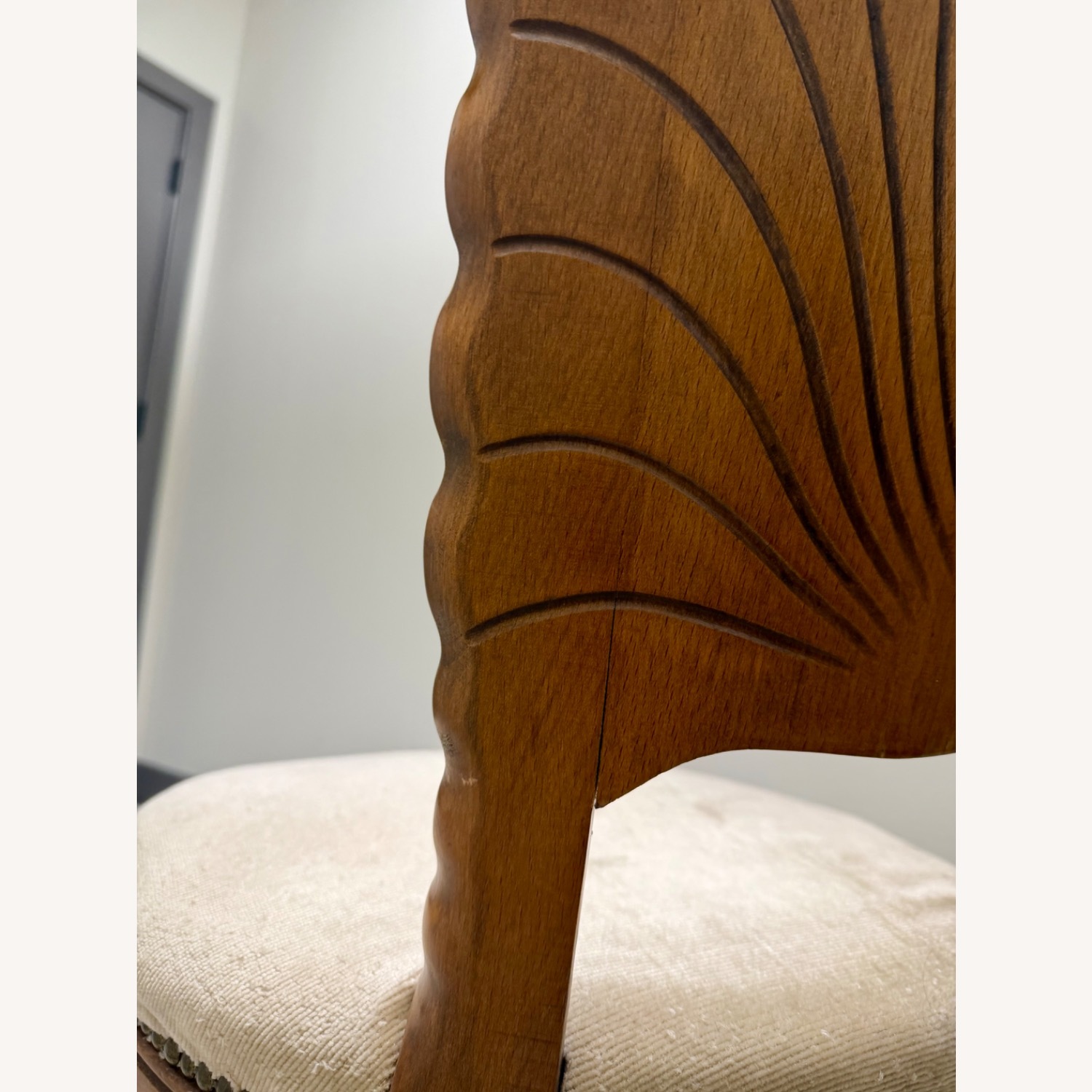 Vintage/Antique Dark Brown Accent Chair - image-7