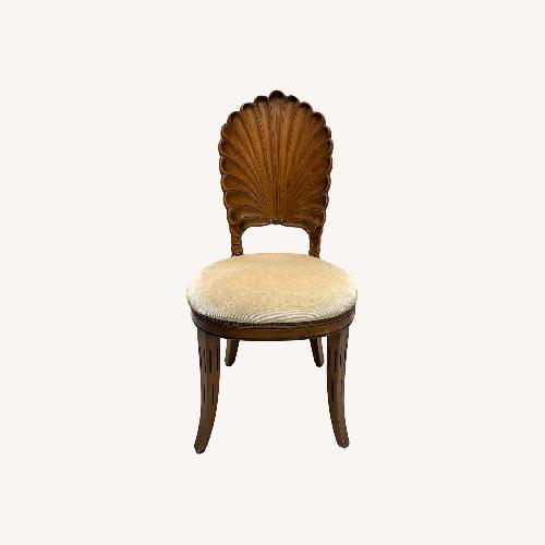 Used Vintage/Antique Dark Brown Accent Chair for sale on AptDeco