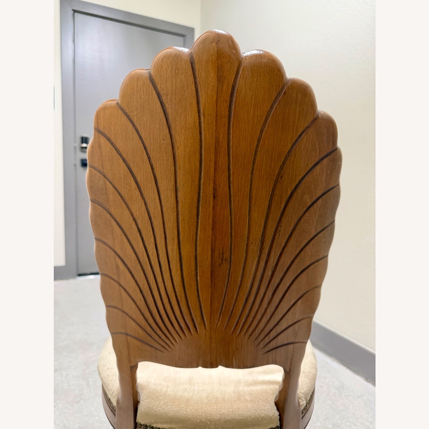 Vintage/Antique Dark Brown Accent Chair - image-9