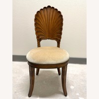 Vintage/Antique Dark Brown Accent Chair