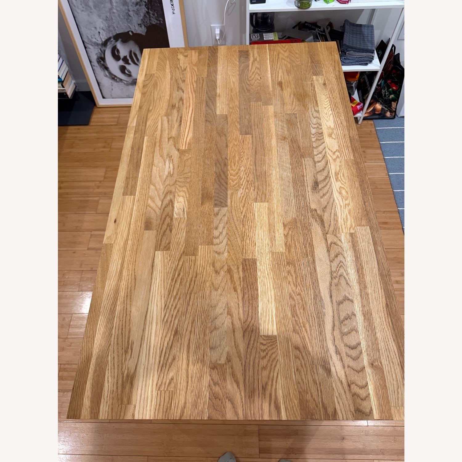 West Elm Natural Wood Kitchen Island - image-3