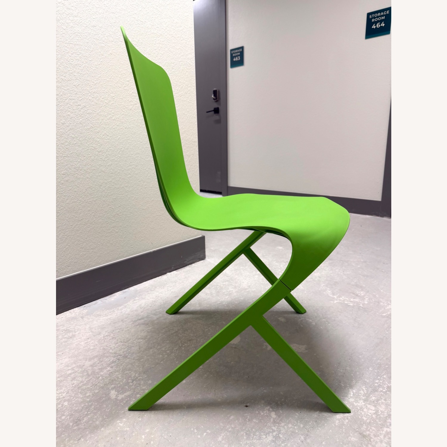 Knoll Washington Skin Green Dining Chair - image-6