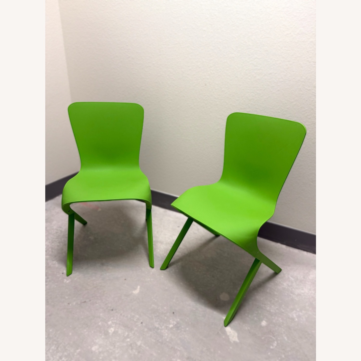 Knoll Washington Skin Green Dining Chair - image-1