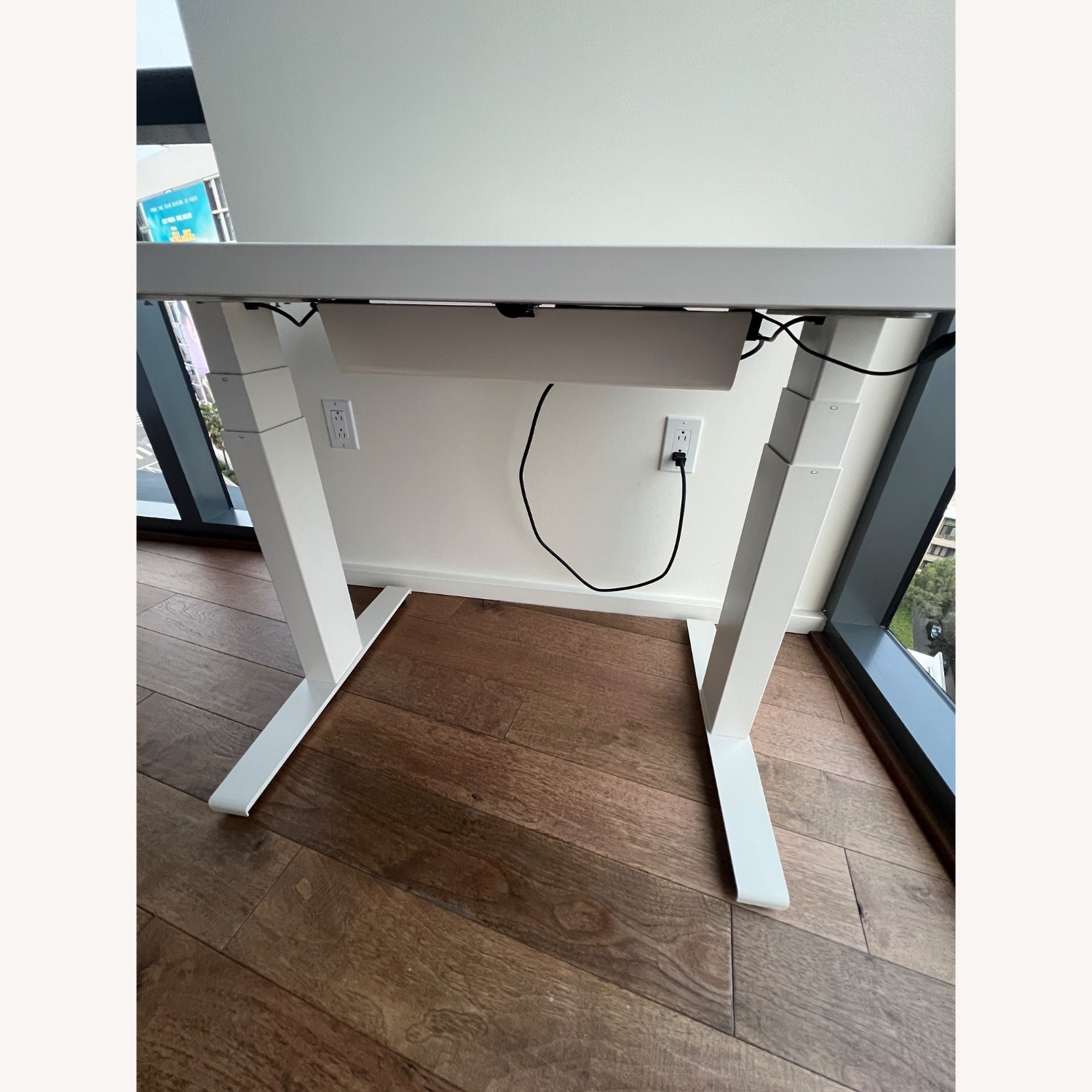 Herman Miller Motia Sit/Stand White Desk - image-3