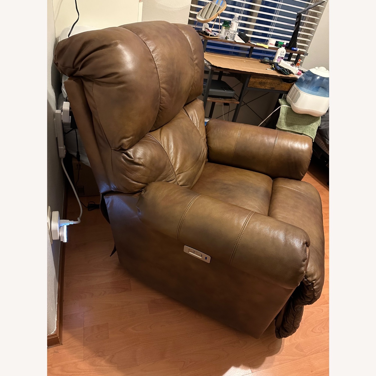 Dark Brown Recliner - image-2