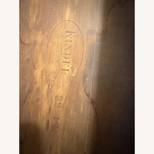 Used Kindel Vintage Oval Extension Dining Table  for sale on AptDeco