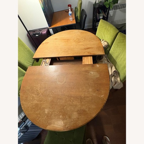 Used Kindel Vintage Oval Extension Dining Table  for sale on AptDeco