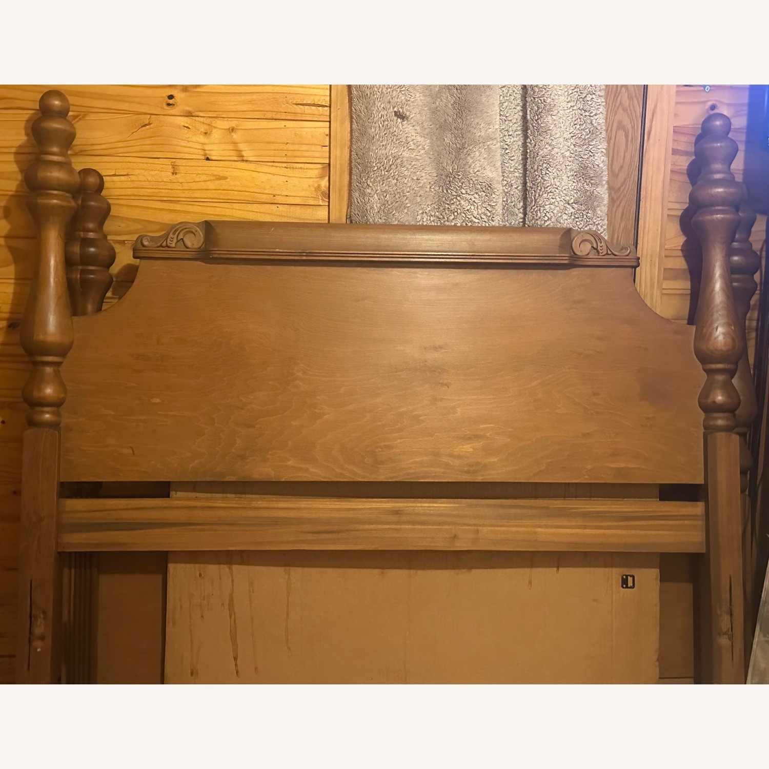 1930's Art Deco Waterfall Bed - image-0