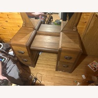 1930's Art Deco Waterfall Vanity