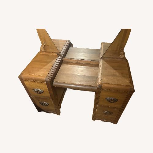 Used 1930's Art Deco Waterfall Vanity for sale on AptDeco