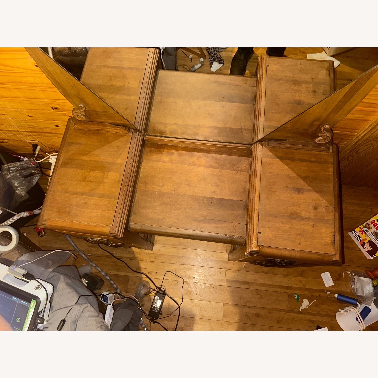 1930's Art Deco Waterfall Vanity - image-2