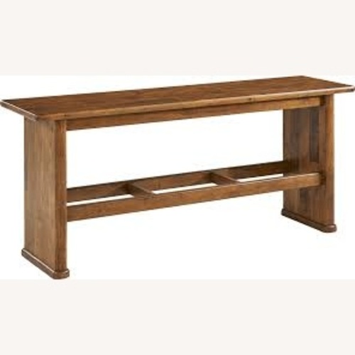 Used Rooms To Go Light Brown Bench for sale on AptDeco