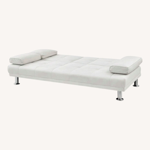 Used Luxury White Convertible Sofa Bed for sale on AptDeco