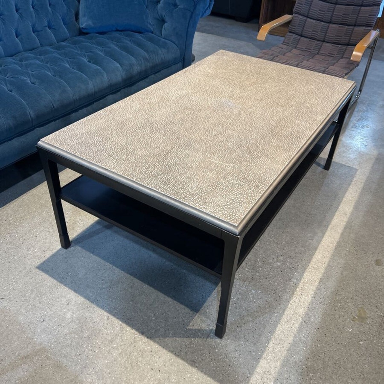 Baker Billie Sofield Textured Stone Top Coffee Table - image-4