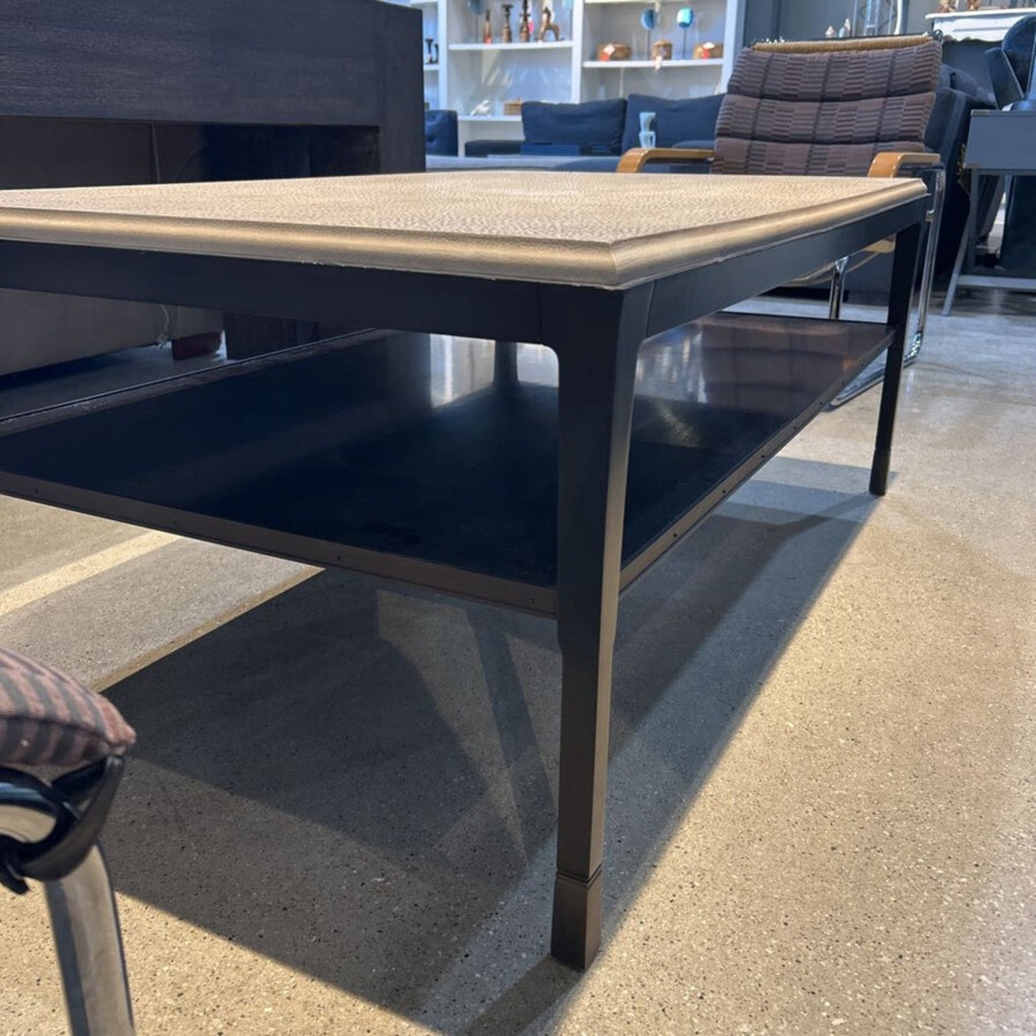 Baker Billie Sofield Textured Stone Top Coffee Table - image-1