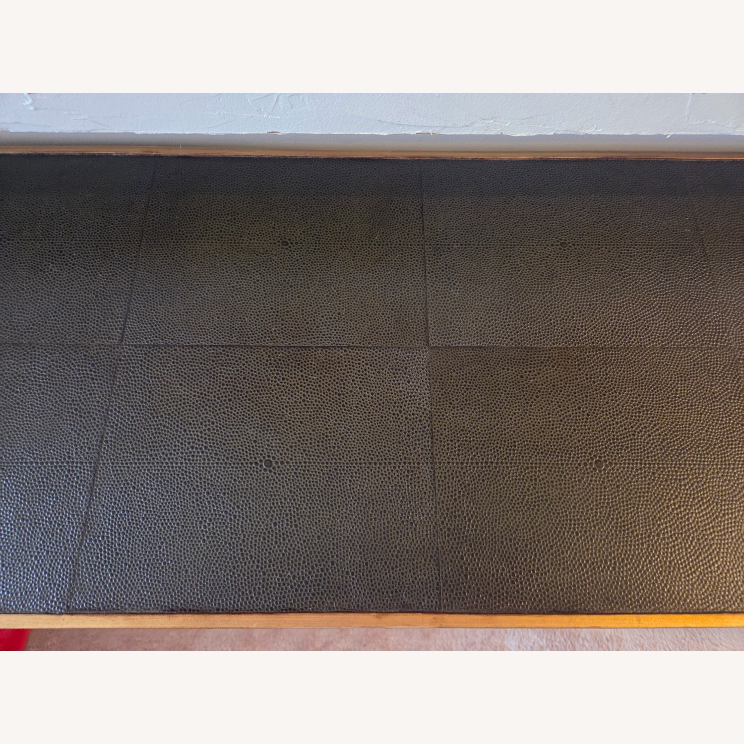 Sarreid Limited Shagreen Leaf Green Console Table - image-12