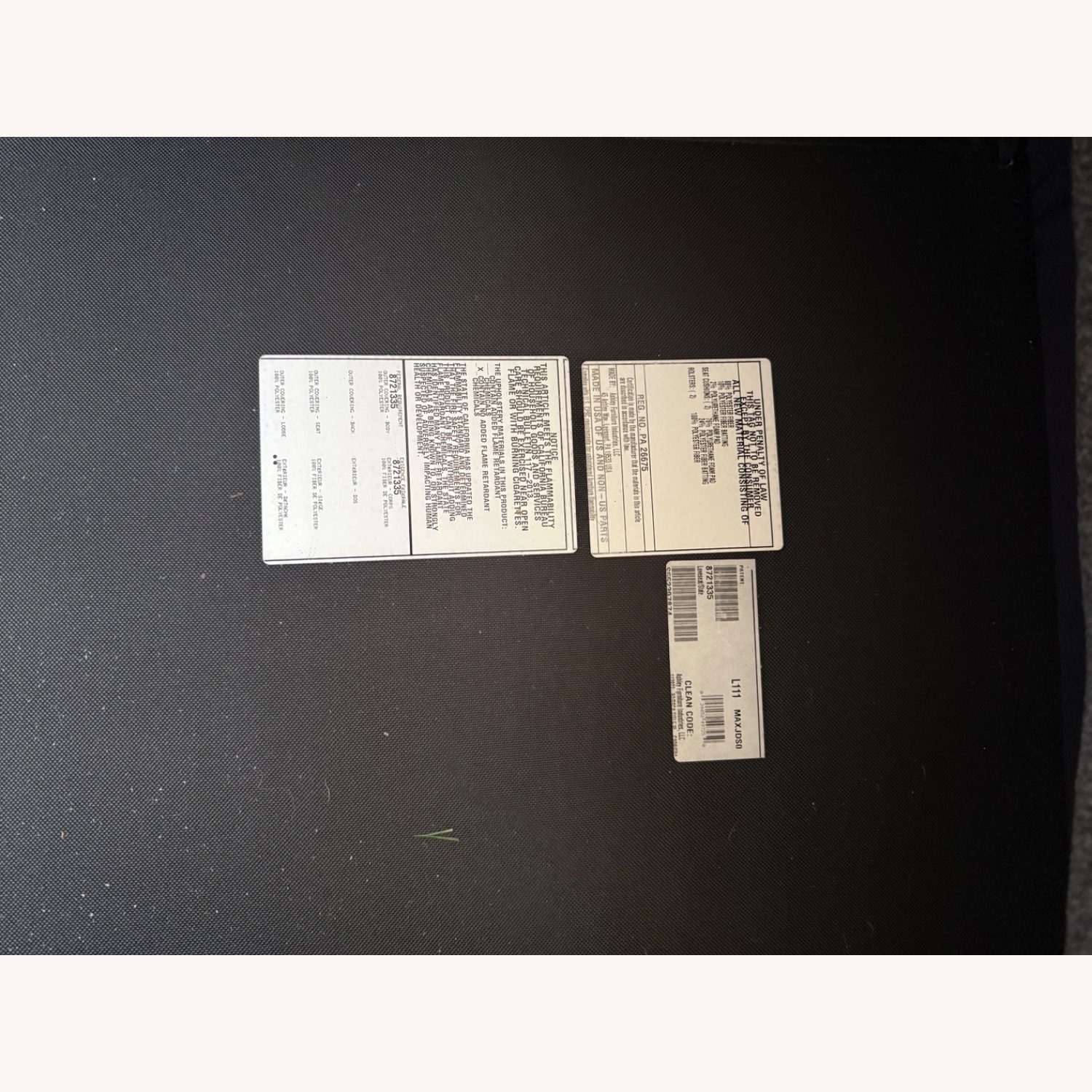 Ashley Altari Blue Loveseat - image-7