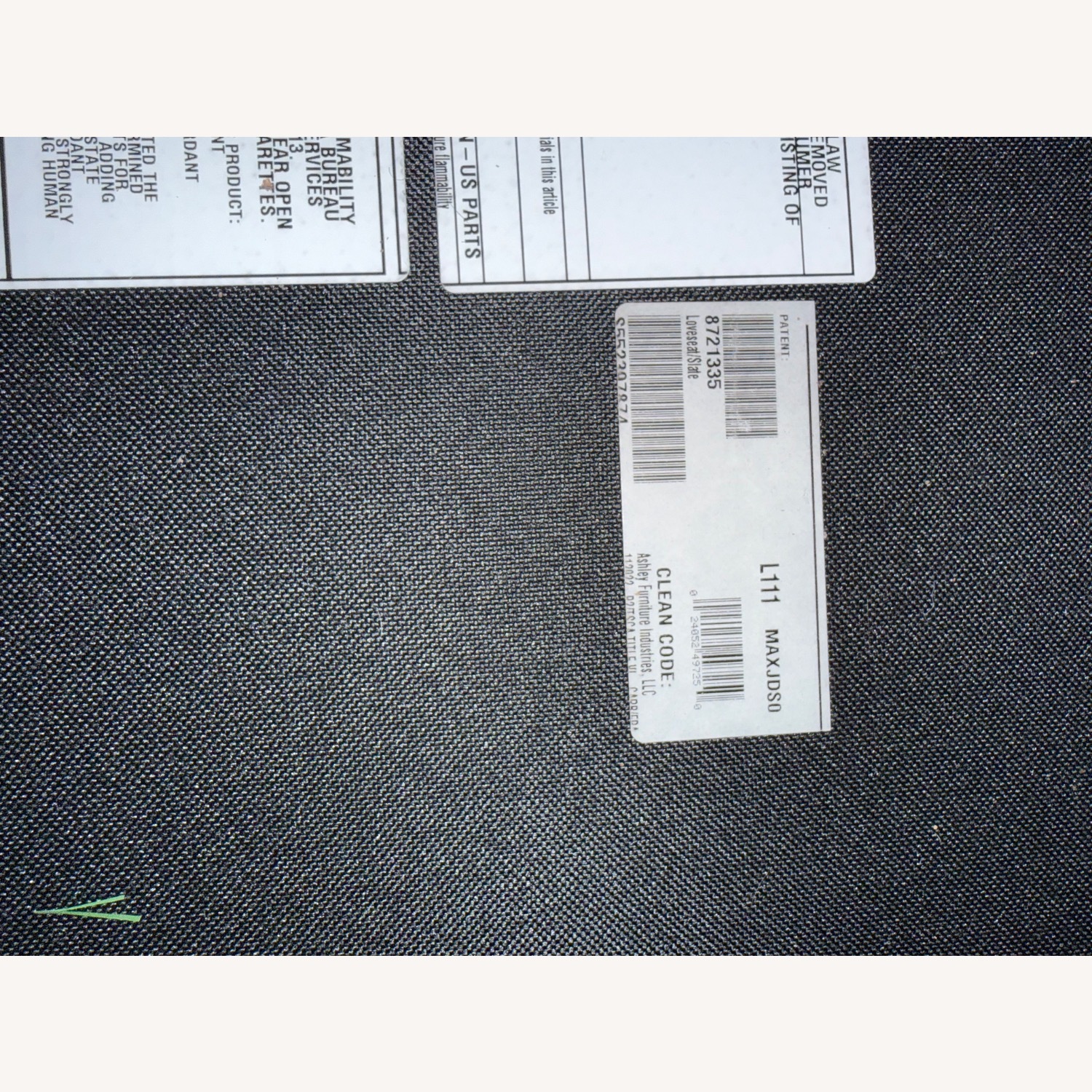 Ashley Altari Blue Loveseat - image-9