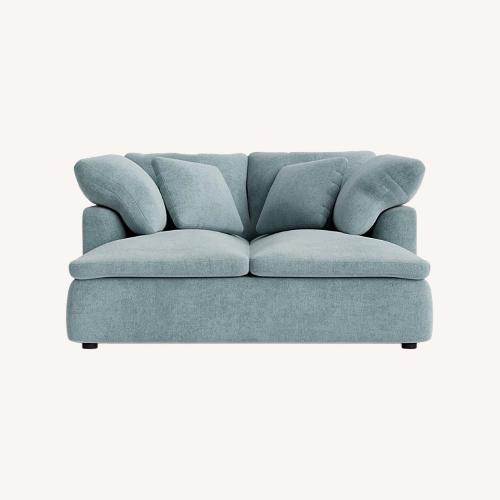 Used Joybird Bryant Daybed Blue Fabric 2 Seater Sofa for sale on AptDeco