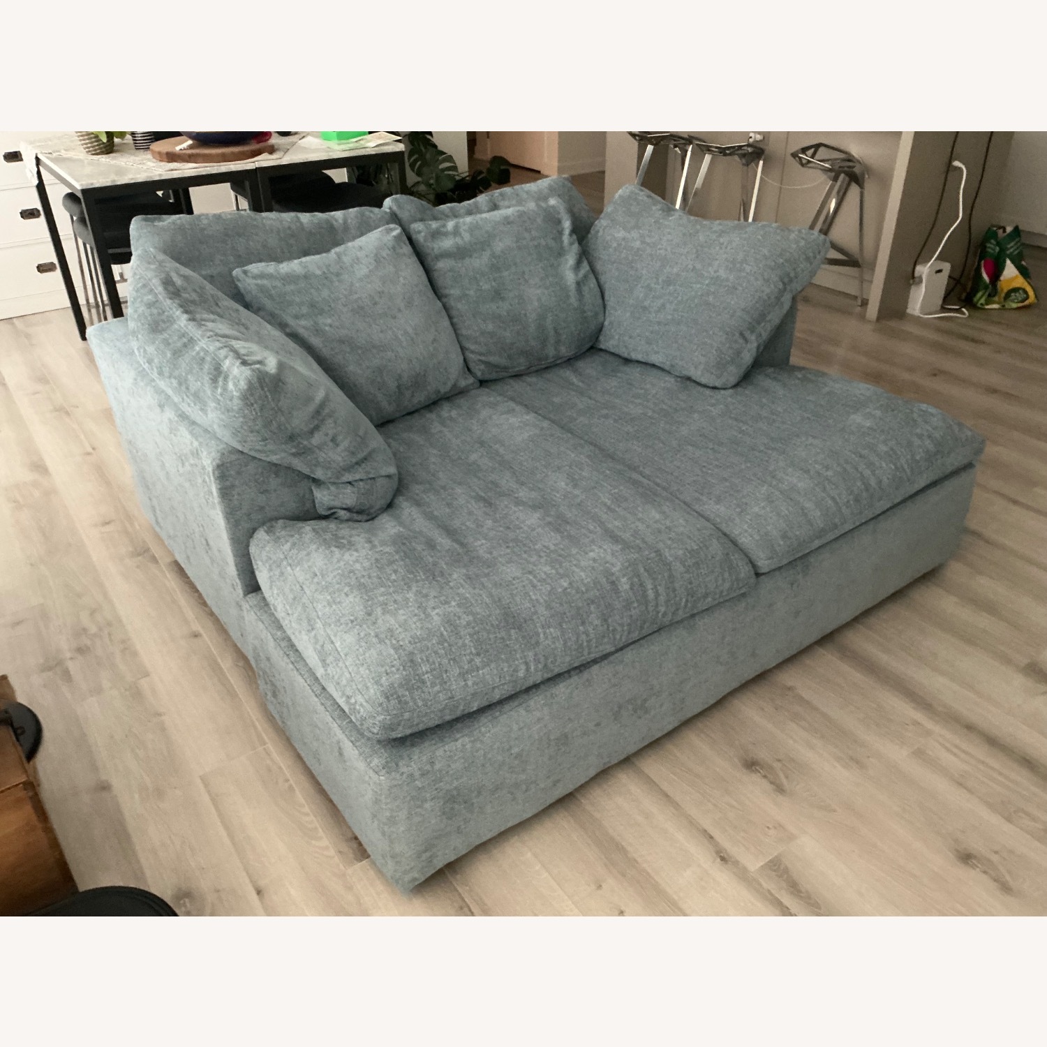 Joybird Bryant Daybed Blue Fabric 2 Seater Sofa - image-1