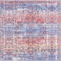 Autumn Multi-Color Washable Francesca Rug 6' x 9'