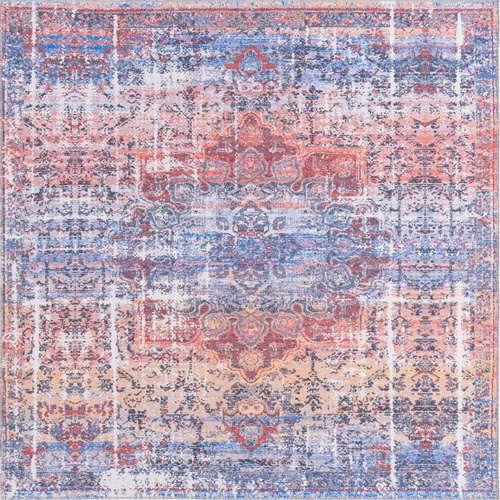 Used Autumn Multi-Color Washable Francesca Rug 6' x 9' for sale on AptDeco