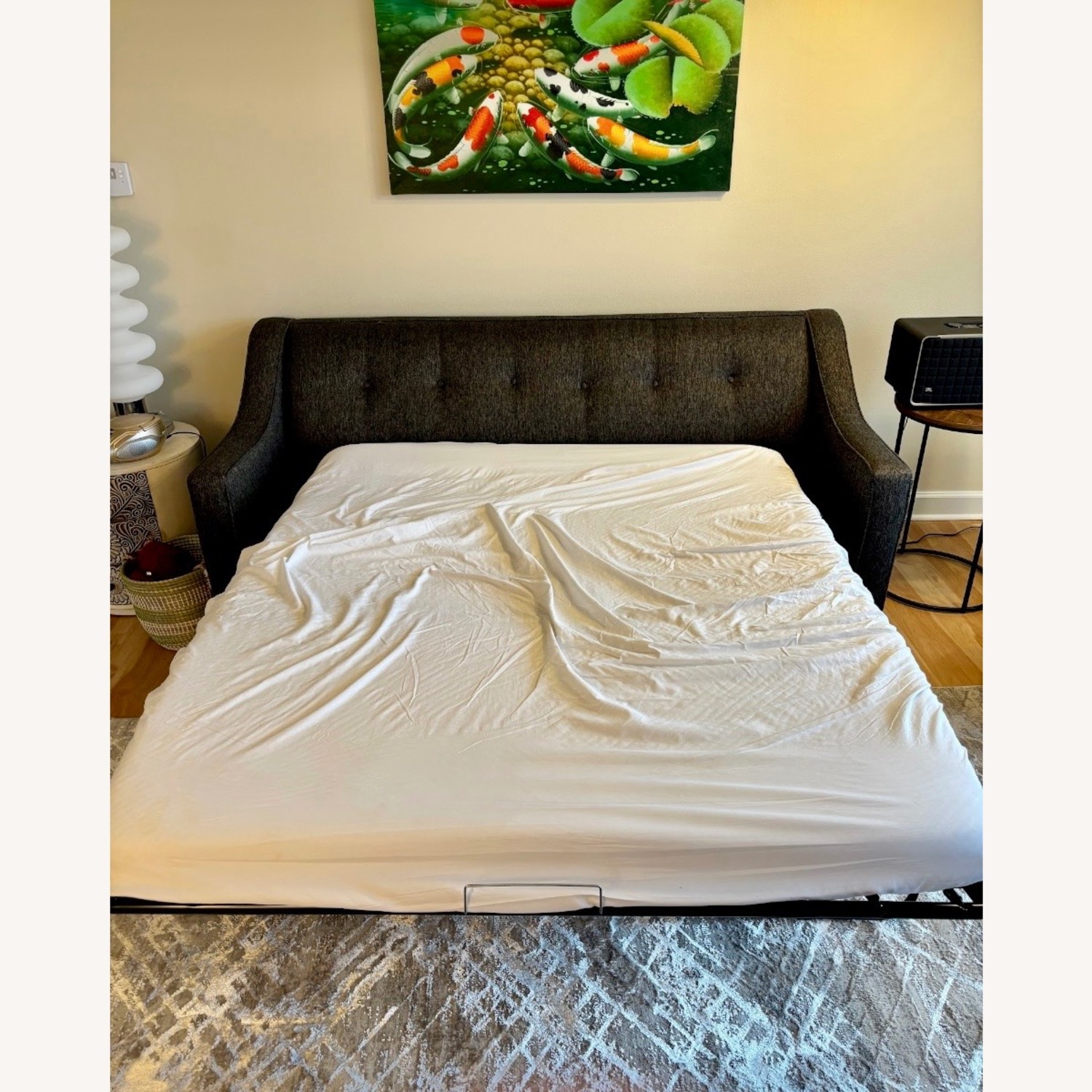 Bob's Discount Furniture Dark Gray Sleeper Sofa - image-2