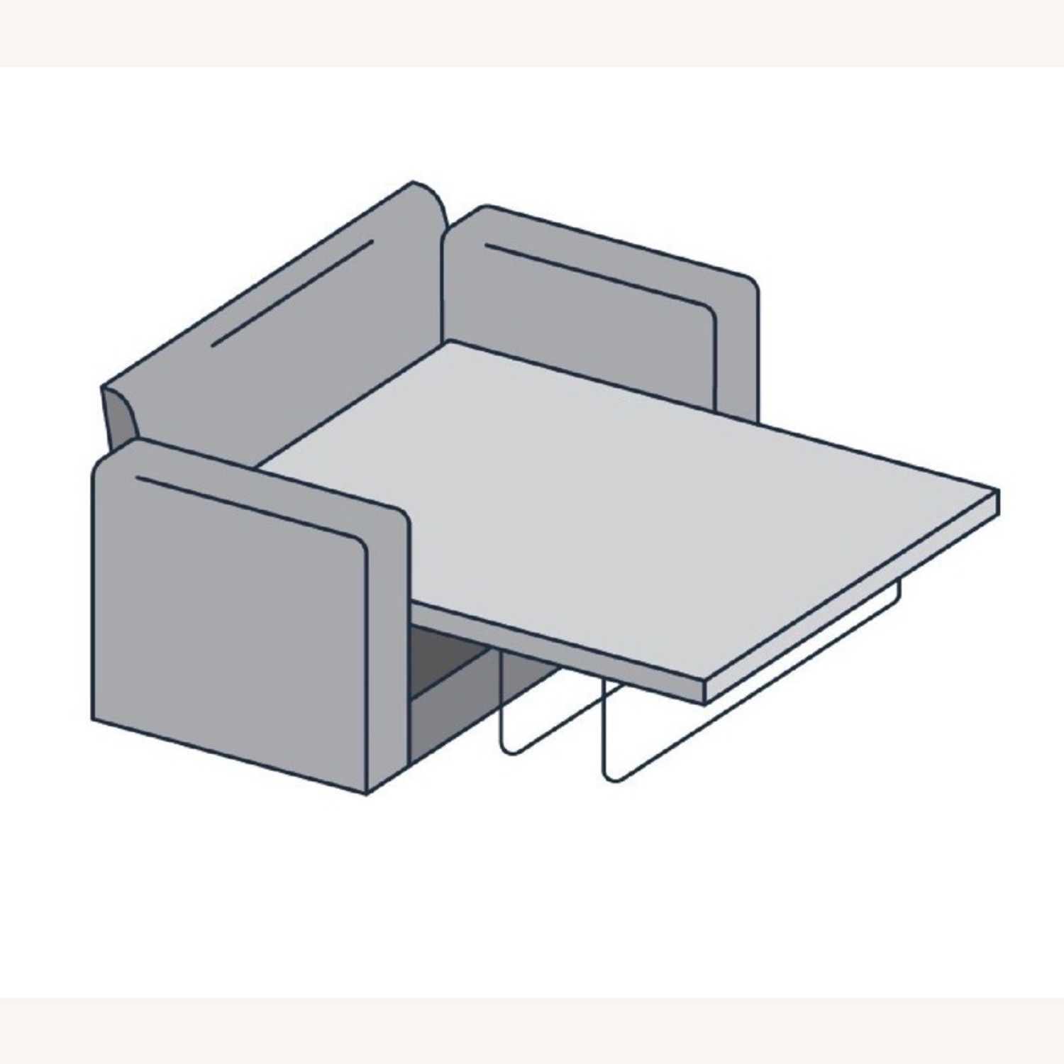 Bob's Discount Furniture Dark Gray Sleeper Sofa - image-4