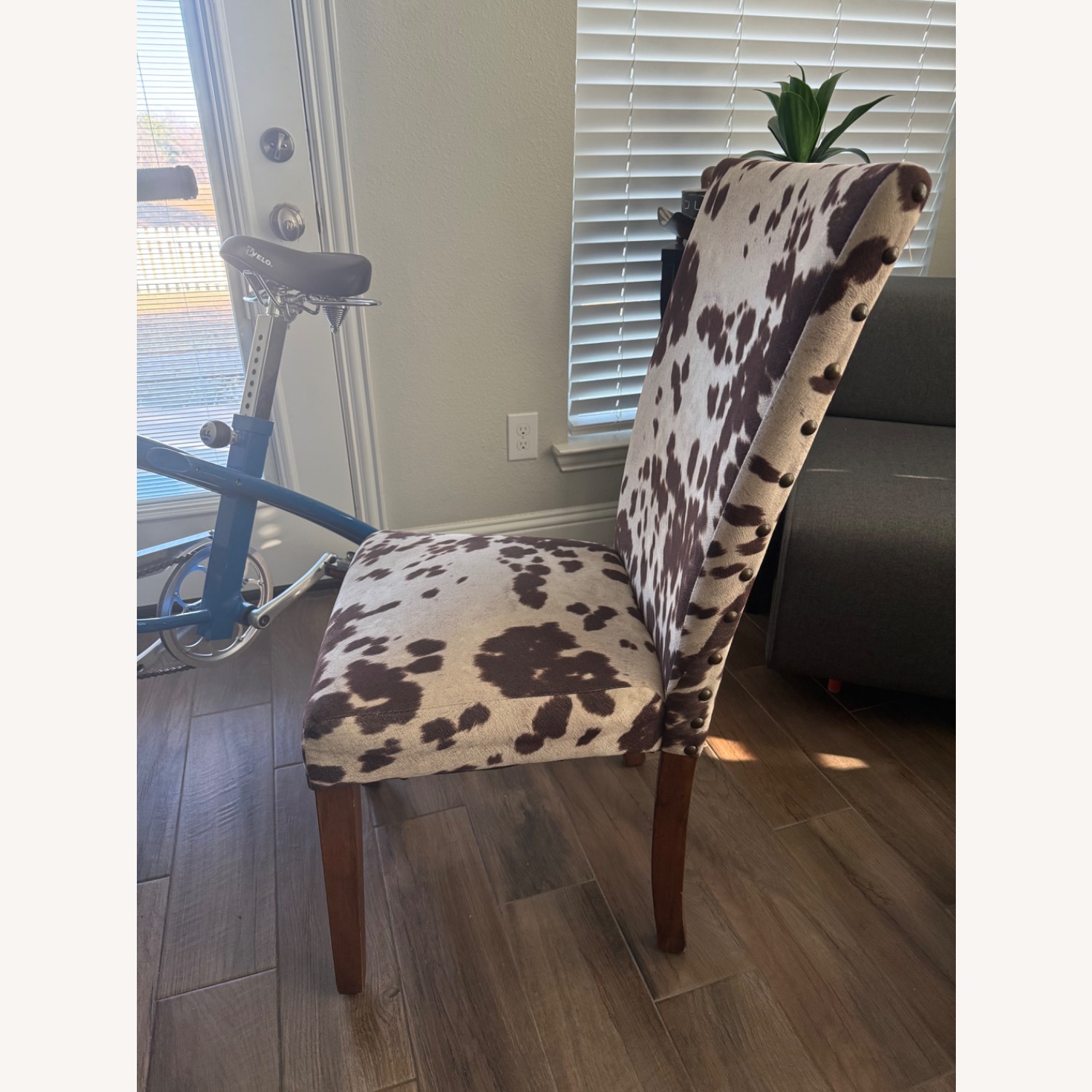 Cowhide Parsons Chairs - image-3