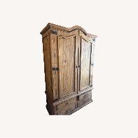 Natural Wood Armoire