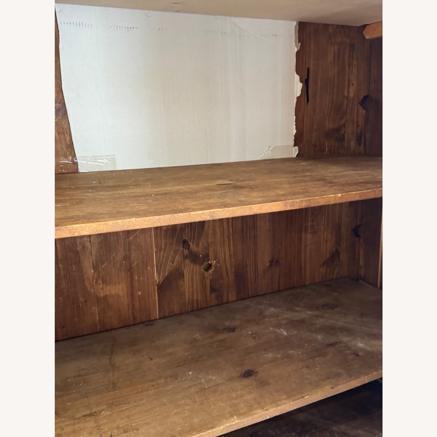 Natural Wood Armoire - image-3