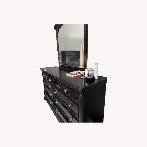 Used Raymour & Flanigan Dark Brown Dresser for sale on AptDeco