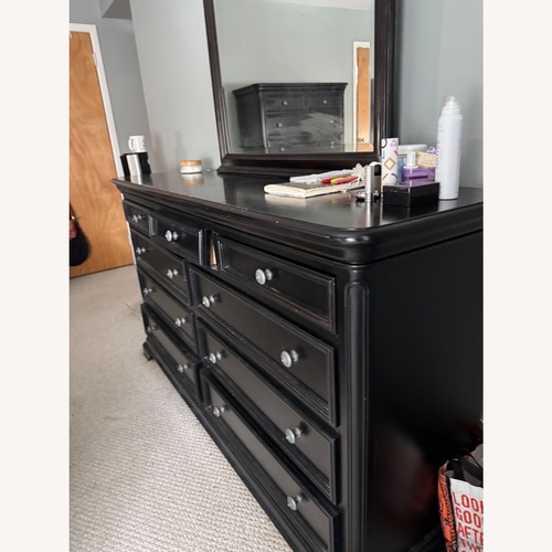 Used Raymour & Flanigan Dark Brown Dresser for sale on AptDeco