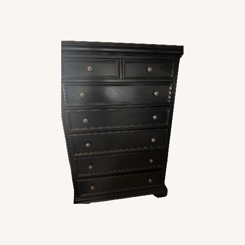 Used Raymour & Flanigan Dark Brown Dresser for sale on AptDeco