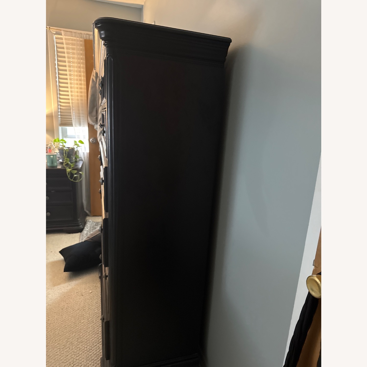 Raymour & Flanigan Dark Brown Dresser - image-2